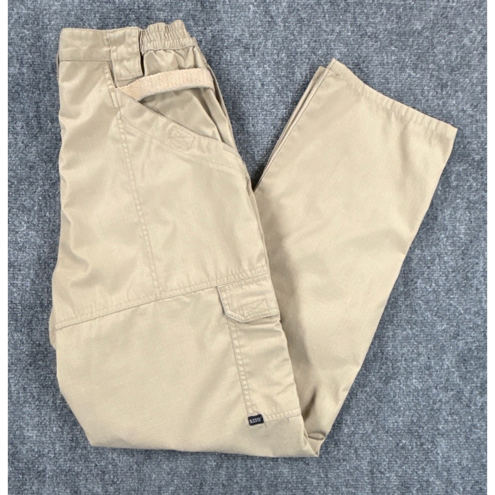 5.11 Tactical Taclite Pro Mens 32x32 Khaki Ripstop Utility Cargo Pants